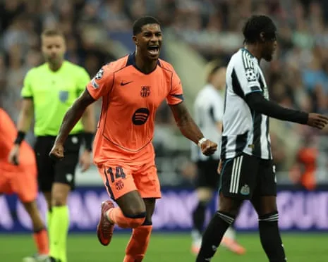 Rashford's Brace Silences The Magpies' Celebrations and Secures Barcelona's Victory